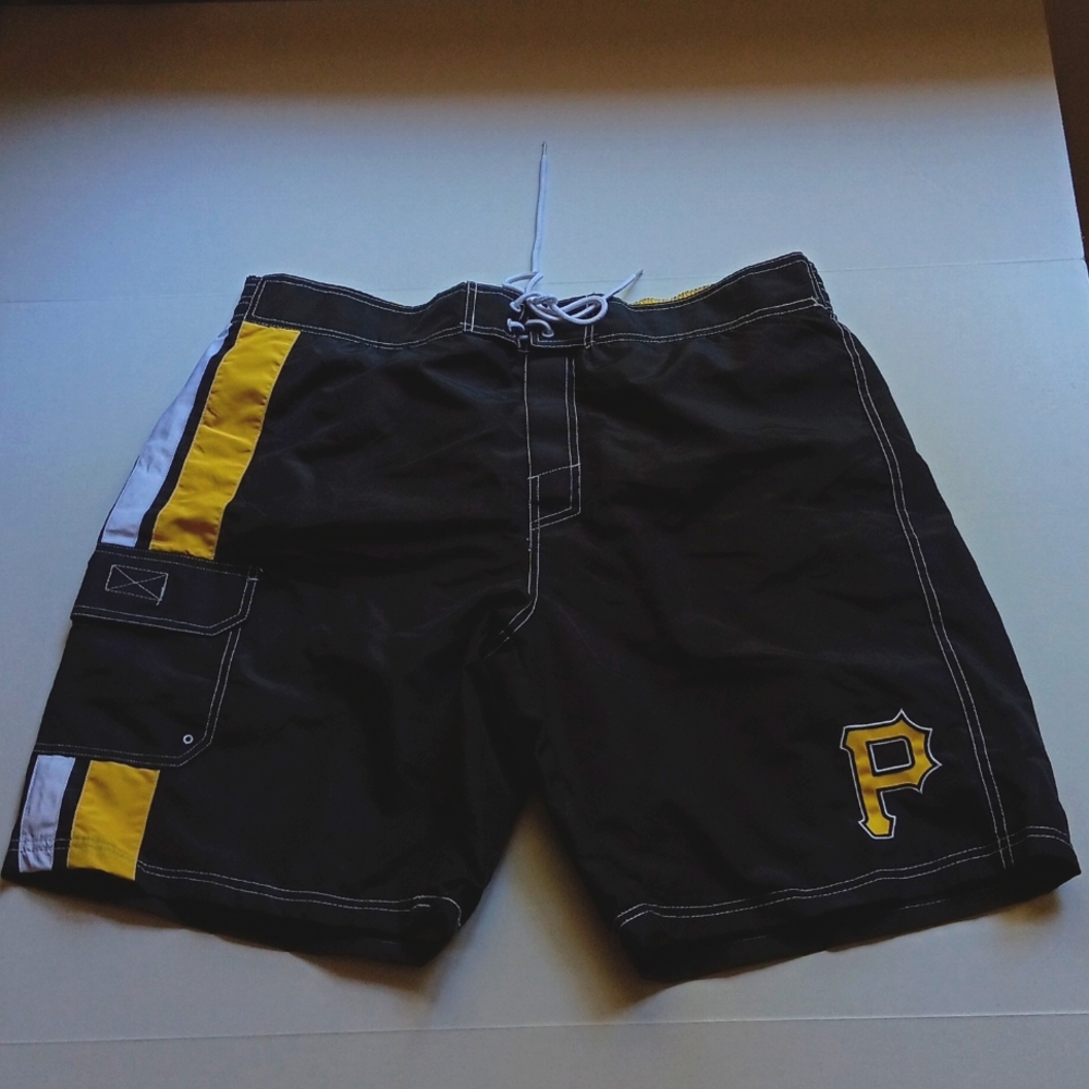 MLB PIRATES SWIM TRUNKS